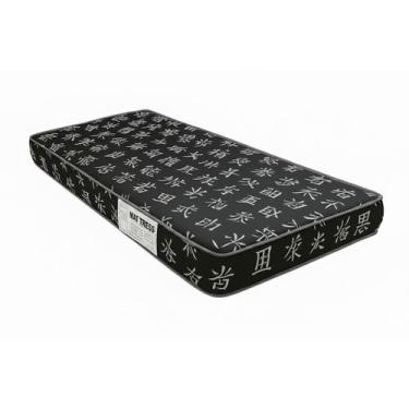 Imagem de Colchão Solteiro Comfort Espuma D20 188x88x12 Cor Preto - BT