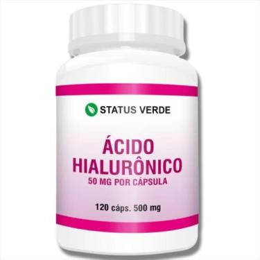 Imagem de Ácido Hialurônico 50mg Cápsula 120 Cáps - Suplemento Natural