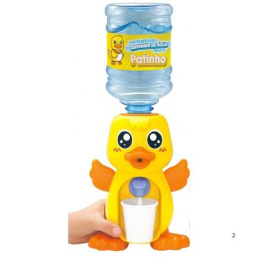Imagem de Mini Bebedouro Patinho Dispenser Água 2 Copinhos