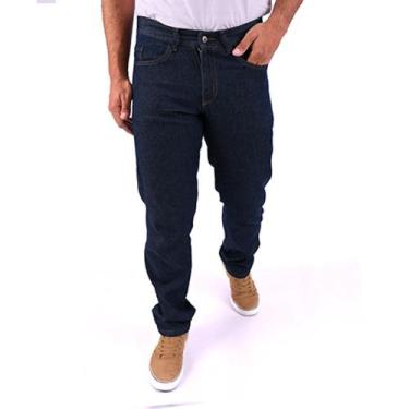 Imagem de Calça Jeans Masculina Tradicional Algodão Uniforme - Multiatak, Azul, 