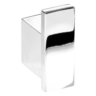 Imagem de Cabide Para Banheiro De Parede Cromado Master Dupla Fixação - Metalcro