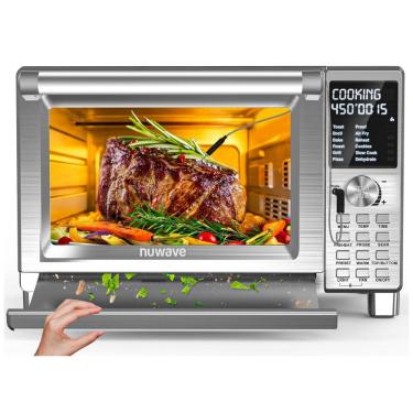 Imagem de Forno Elétrico Nuwave Bravo XL Pro 30L Inox Air Fryer Convecção 100 Presets Sonda Digital 110V