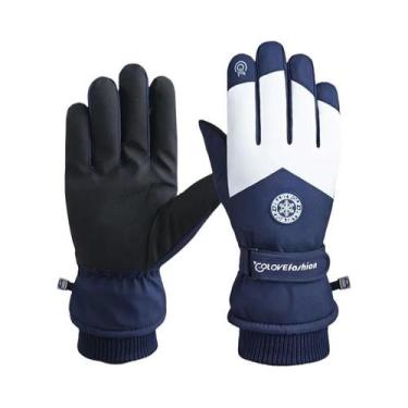 Imagem de Luvas De Inverno Unissex Impermeáveis Com Tela Sensível Ao Toque Para 