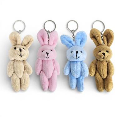 Imagem de Kit 4 Mini Coelho Páscoa Em Pé Coelhinho Pelúcia Presente - MultiA, So