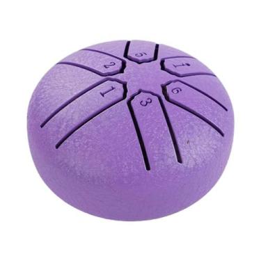 Imagem de Tambor De Língua De Aço De 3 Polegadas E 6 Notas Com Efeito Chuva Para