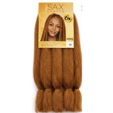 Imagem de Textura de cabelo humano  cor 30 - sax jumbão 400g