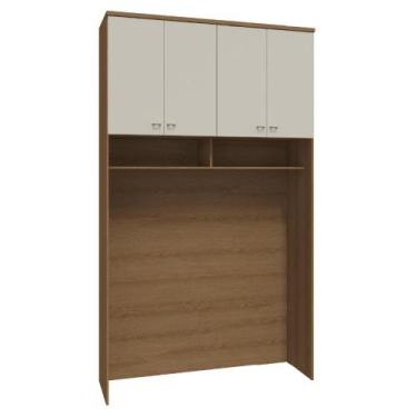 Imagem de Guarda Roupa Modulado Ponte 04 Portas 245cm Altura Setiba - Móveis Rim