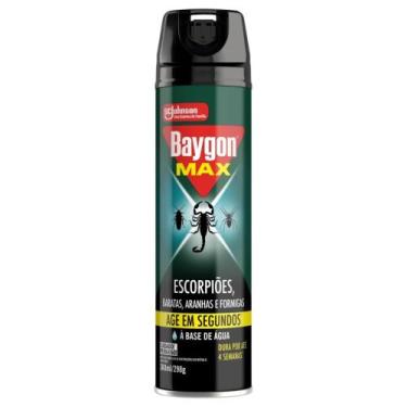 Imagem de Inseticida Aerosol Baygon Max Escorpiões e Baratas 360ml