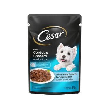 Imagem de Ração Úmida Cesar Sachê Cortes Selecionados Cordeiro Assado ao Molho p