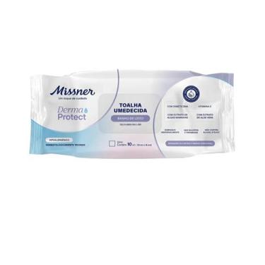 Imagem de Toalha umedecida banho de leito c/10 un missner