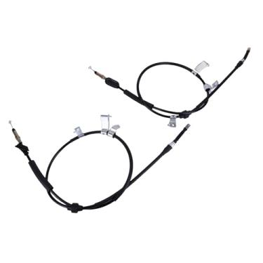 Imagem de Cabo de freio de estacionamento traseiro esquerdo e direito 2 peças para Acura Integra Sedan 1994-1998, Honda Civic EX LX 1992-1995, Honda Civic SI 1999 Cabo de freio de estacionamento 47560S04932