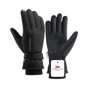 Imagem de Luvas Impermeáveis Para Esqui E Snowboard Com Tela Sensível Ao Toque, 