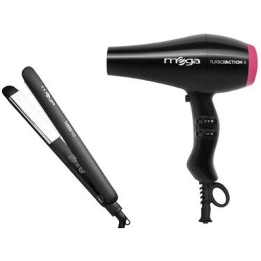Imagem de KIT MEGA - SECADOR DE CABELO TURBO ACTION II 2000W 220V + PRANCHA TURB