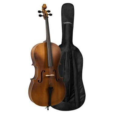 Imagem de Violoncelo Vogga Voc144n Profissional Completo 4/4 Tampo Spruce