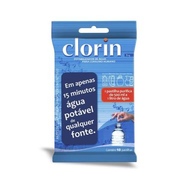 Imagem de Pastilha para Purificação de Água 1 mg com Dicloro-S-Triazinetrione de Sódio 1% Embalag...