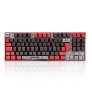 Imagem de Teclado Mecânico Gamer Redragon World of Warcraft Horda, LED Vermelho, Switch Blizzard, ABNT2, TKL,-Unissex