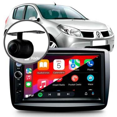 Imagem de Central Multimidia Sandero CarPlay Android Auto Camera Ré - Oestesom