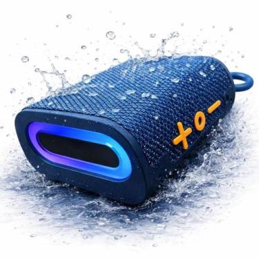 Imagem de Caixa De Som Bluetooth Portátil Potente Com LED Grave Forte Resistente