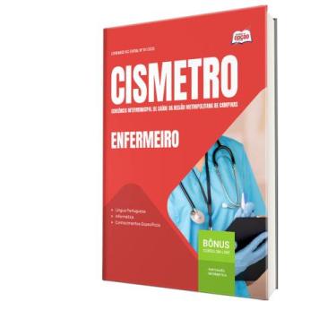 Imagem de Apostila CISMETRO - Enfermeiro - Apostilas Opção