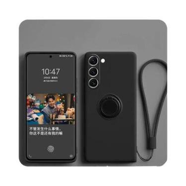 Imagem de Capa De Telefone Samsung Galaxy Com Anel Magnético De Silicone S25 S24