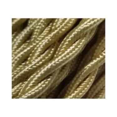 Imagem de Cabo De Tecido Trançado Vintage 2 Fios 0.75mm Fio Elétrico De Cobre 5m