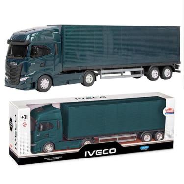 Imagem de Brinquedo Da Estrada Caminhão Modelo Realista S-Way Baú Grande As Port