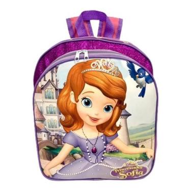 Imagem de Mochila Escolar Infantil Meninas Princesa Sofia Costas G F5 - proprio