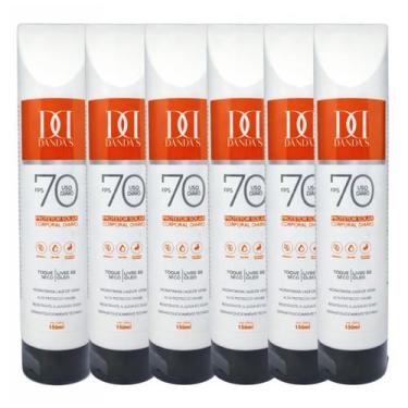 Imagem de 6 Protetores Solar Danda's FPS 70 Corporal Uso Diario 150ml - Dandas