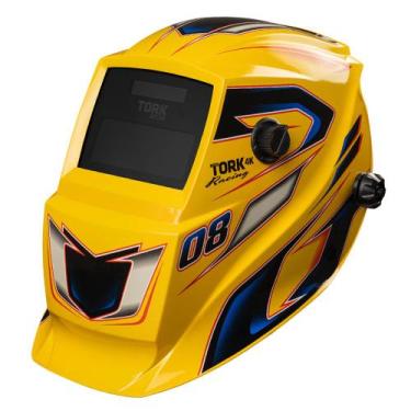 Imagem de Mascara de Solda Eletrodo Tig Mig Corte Plasma 4K Escurecimento Automa