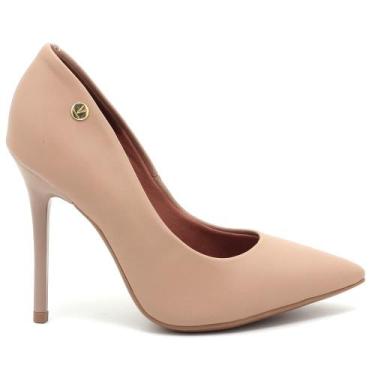Imagem de Scarpin Vizzano Pelica Sapato Salto Fino Feminino 1421100, Bege, 38