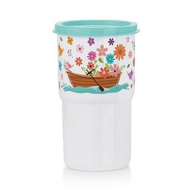 Imagem de Tupperware copo colors 350ml mar de flores com tampa hermética, origin