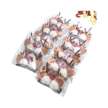 Imagem de Presilhas De Cabelo De Rena De Natal Para Mulheres E Meninas, Grampos 