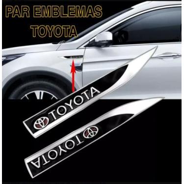 Imagem de Aplique Lateral Adesivos Para Paralamas De Veiculos Toyota - Emblema D