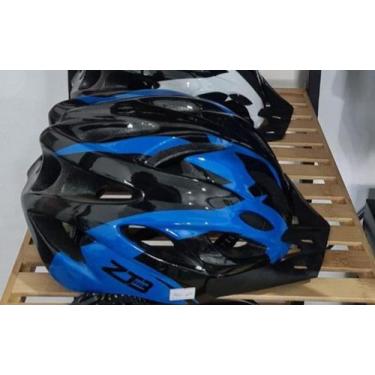 Imagem de Capacete Absolute com sinalizador Led - Absoluto, Azul