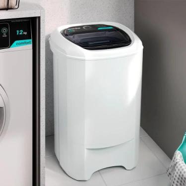 Imagem de Centrífuga de Roupas Comfort Branca Wanke 10kg com 3 Programas de Cent