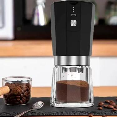 Imagem de Moedor De Café Elétrico Portátil Carrega USB Itali 18cm - Mimo Style