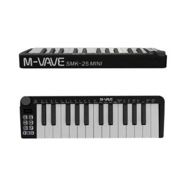Imagem de Teclado Mini USB Recarregável De 25 Teclas M-VAVE SMK-25 Controlador M