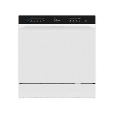 Imagem de Lava-louças Midea 8 Serviços MDWTF08W1 Branca, Branco, 110V