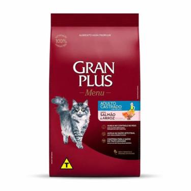 Imagem de Ração GranPlus Menu Gatos Adultos Frango e Arroz 10,1kg Alimento Premi