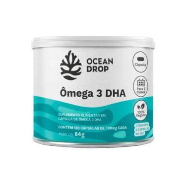 Imagem de Ômega 3 DHA Vegano Microalgas Ocean Drop 120 Cápsulas