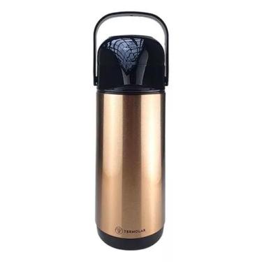 Imagem de Garrafa Térmica Lumina 1 Litro Gold termolar, 1L, Cobre
