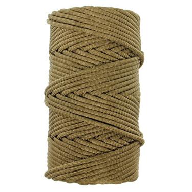 Imagem de GOLBERG G (marrom coiote, 11 fio – 2,7 m, enrolador de 1,8 m) Paracord tipo IV Mil-C-5040H – núcleo e revestimento de nylon – cabo utilitário para acampamento, amarrações, artesanato