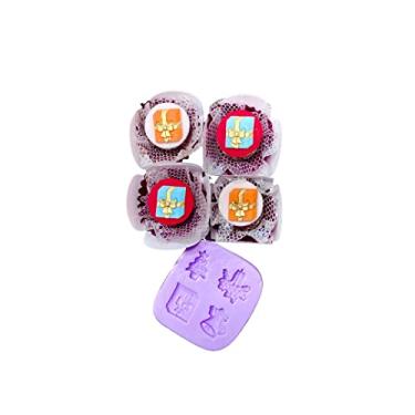 Imagem de Confeitaria dos moldes, F885 MOLDE DE SILICONE NATAL CONFEITARIA ARTESANATO