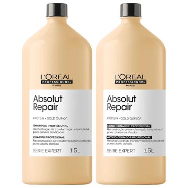 Imagem de Kit Loréal Absolut Repair Shampoo e Condicionador 1500ml