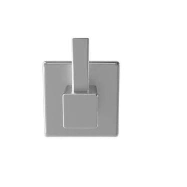 Imagem de Kit 2 Porta Toalha Cabide Simples Cromado Para Banheiro