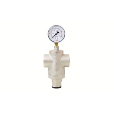 Imagem de Válvula Redutora Pressão 1.1/2 Latão Ivm E Manômetro 150psi