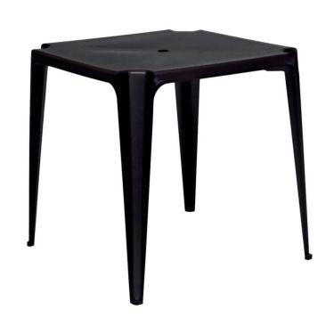 Imagem de Mesa Plástica Bela Vista 70cm Preta 15151003 MOR