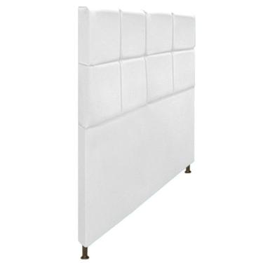 Imagem de Cabeceira Damares 160 Cm Queen Size Com Botonê Suede Branco