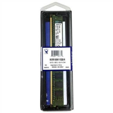 Imagem de Memória Kingston 4Gb 1600Mhz Ddr3 Cl11 - Kvr16n11/4