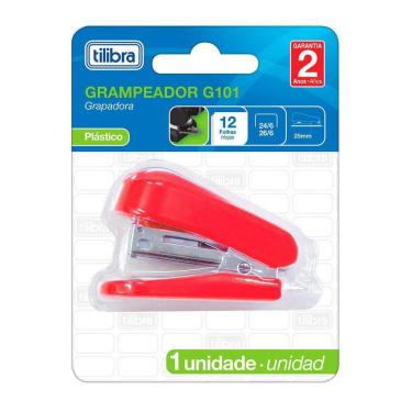 Imagem de Grampeador Mini G101 Vermelho - 285609
